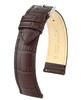 Skórzany wodoodporny pasek do zegarka 20 mm HIRSCH Duke XL 01028210-2-20