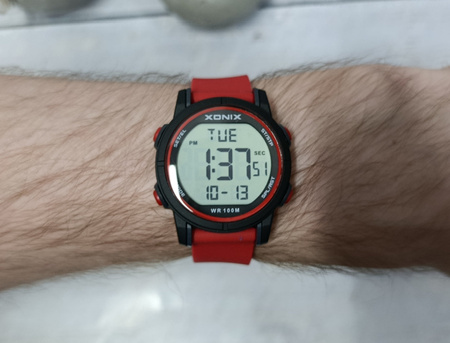 Zegarek Xonix DBG-002 młodzieżowy elektroniczny 38 mm