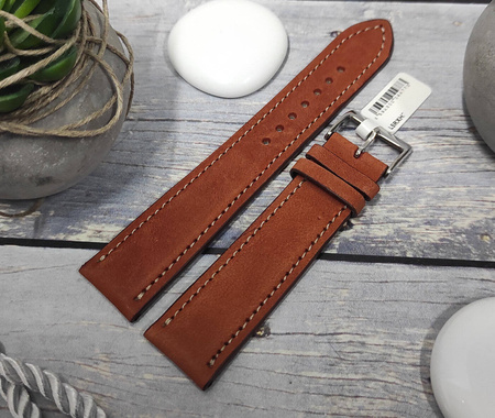 Skórzany pasek do zegarka 22 mm XL Lavvu LSRXH22 skóra licowa