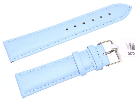 Skórzany pasek do zegarka 20 mm JVD R17406-20