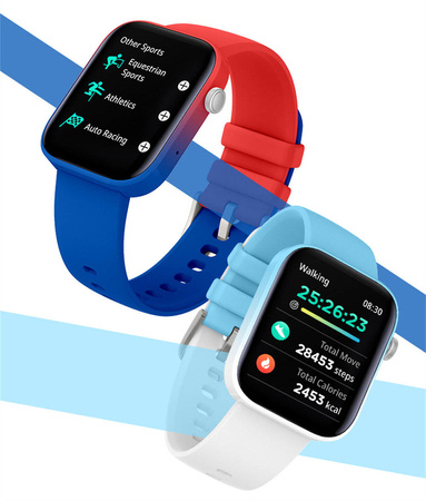 SmartWatch Rubicon RNCE97 czerwony BT Call