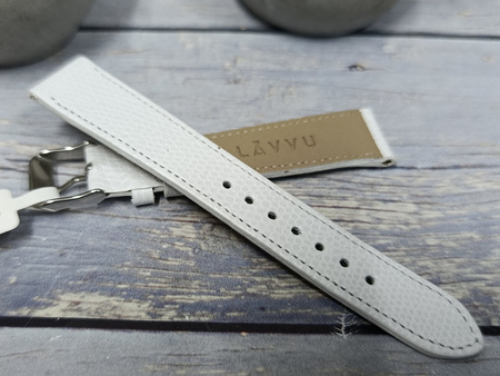 Skórzany pasek do zegarka 14 mm Lavvu LIZARD LSAFW14 skóra licowa