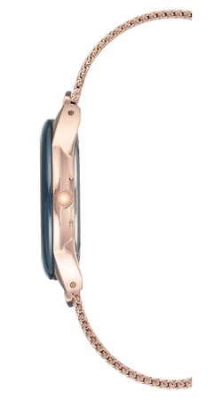 Zegarek Anne Klein AK/3258NVRG Diamond Ceramic Rose and Navy Blue