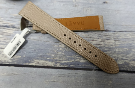 Skórzany pasek do zegarka 14 mm Lavvu LIZARD LSAFF14 skóra licowa
