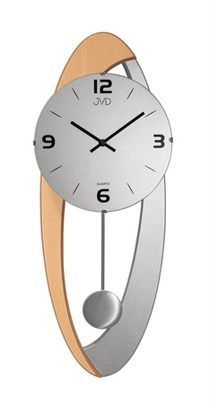 Zegar ścienny JVD N15021.68 z wahadłem