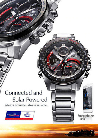 Zegarek Casio ECB-900DB-1AER Bluetooth Solar