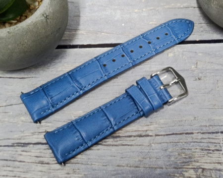 Skórzany wodoodporny pasek do zegarka 18 mm HIRSCH Duke M 01028183-2-18