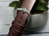 Skórzany wodoodporny pasek do zegarka 20 mm HIRSCH Cashmere M 03902161-2-20