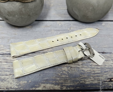 Skórzany pasek do zegarka 18 mm Lavvu CROCO OCALA LSAGW18 skóra licowa