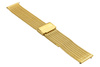Bransoleta stalowa do zegarka 18 mm Bisset BM-105/18 Gold