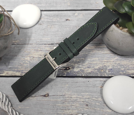 Skórzany pasek do zegarka 22 mm Lavvu LSZUG22 skóra licowa
