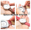 Skórzany wodoodporny pasek do zegarka 16 mm HIRSCH Cashmere M 03902161-2-16