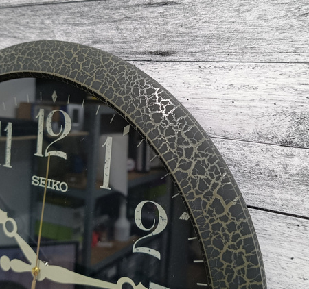 Zegar ścienny SEIKO QXA815K 41 cm retro