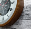 Zegar ścienny SEIKO QXA844B 35 cm róża wiatrów