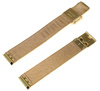 Bransoleta stalowa do zegarka Diloy MESH05-16-FB 16 mm złota