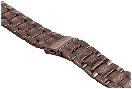Bransoleta stalowa do zegarka 20 mm BR-109.20 Brown
