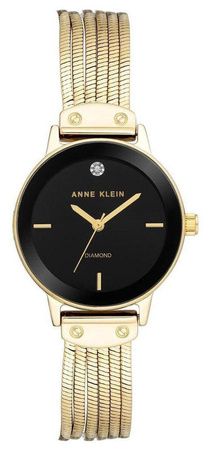 Zegarek Anne Klein AK/3220BKGB Diamond Gold and Black