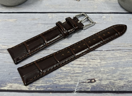 Pasek do zegarka Orient Automatic UL020015J0 20 mm brązowy