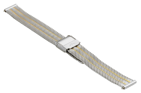 Bransoleta stalowa do zegarka 14 mm Bisset BM-103/14 TT Gold