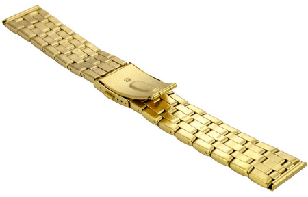 Bransoleta stalowa do zegarka 22 mm BR-111.22 Gold