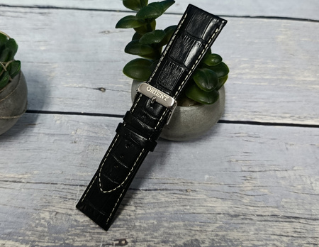 Pasek do zegarka Orient Automatic UDDARSB 25/22 mm czarny