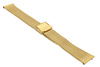 Bransoleta stalowa do zegarka 18 mm Bisset BM-104/18 Gold Mat
