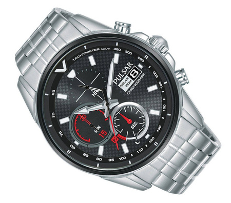 Zegarek Pulsar Solar męski chronograf PZ6027X1