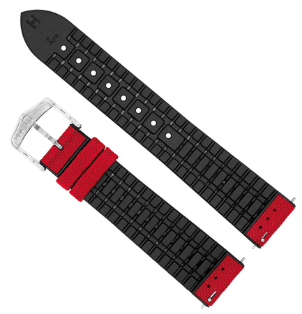 Tekstylny wodoodporny pasek do zegarka 20 mm HIRSCH Arne L 0925090020-2-20