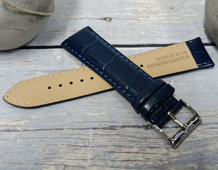 Pasek do zegarka Orient Envoy UDFJBSD 22 mm granatowy