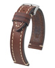 Skórzany wodoodporny pasek do zegarka 22 mm HIRSCH Liberty L 10900210-2-22