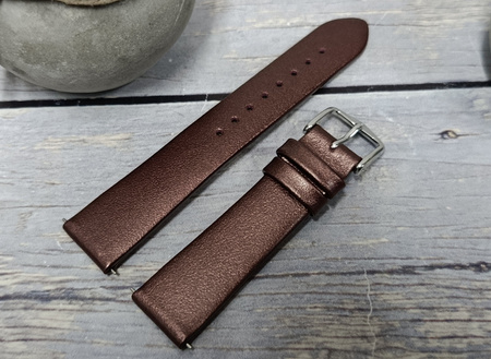 Skórzany wodoodporny pasek do zegarka 20 mm HIRSCH Cashmere M 03902161-2-20