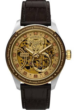 Zegarek Timex Harry Potter x Timex Waterbury Skeleton Automatic TW2Y75500