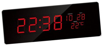 Zegar ścienny JVD DH2.2 LED Cyfry 7,5 cm Długość 51 cm