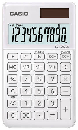 Kalkulator Casio SL-1000SC WE Stylish Series