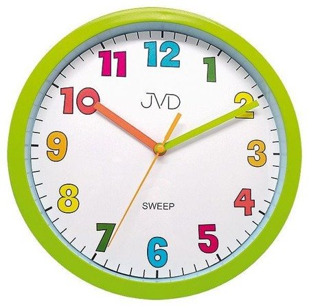 Zegar ścienny JVD HA46.4 Kolorowy, cichy