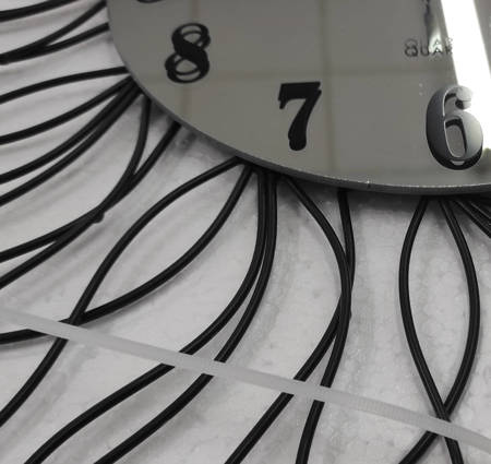 Zegar ścienny JVD HJ19 z kryształkami średnica 78 cm